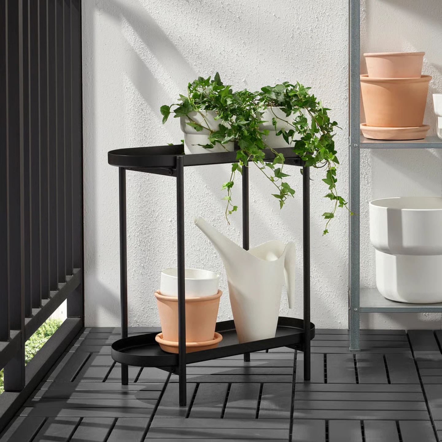 IKEA Satsumas Plant Stand - Black - photo 2