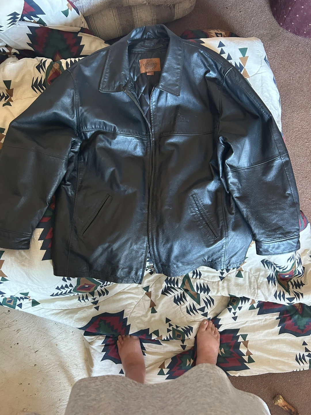 Canada Genuine Sportswear Leather Jacket 2XL