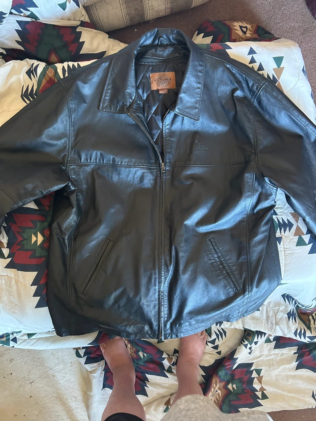 Canada Genuine Sportswear Leather Jacket 2XL - photo 2