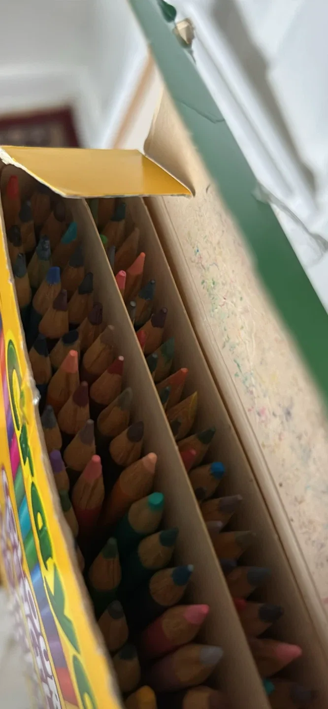 Crayola 100 Coloured Pencils - Sharpened image indicator(2)