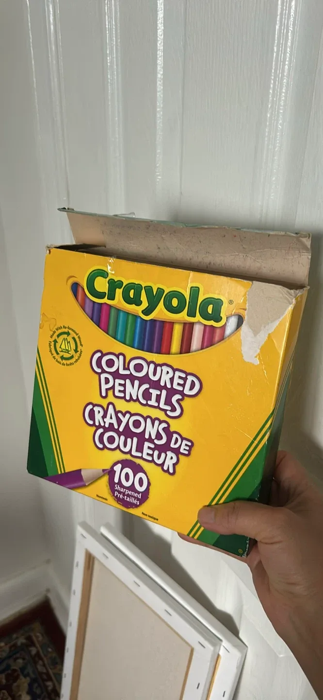 Crayola 100 Coloured Pencils - Sharpened image indicator(3)
