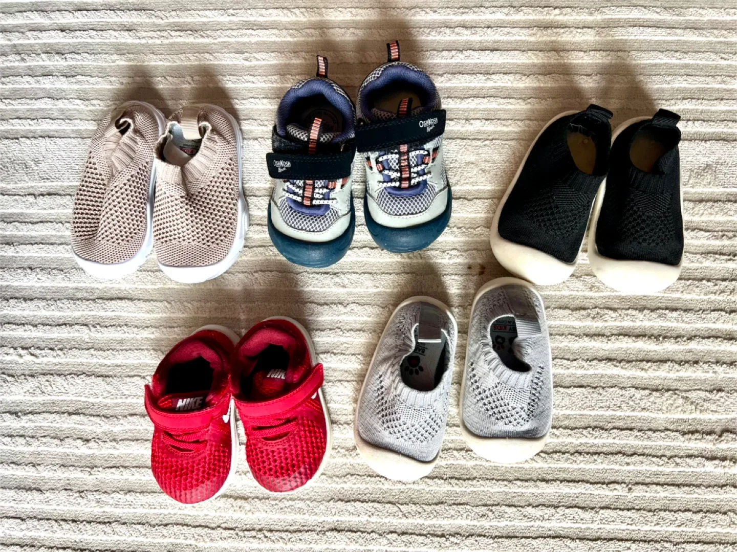 Mixed Lot Baby Shoes - Nike, OshKosh image indicator(3)