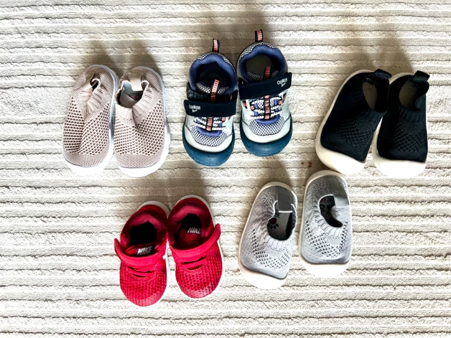 Mixed Lot Baby Shoes - Nike, OshKosh image indicator(2)