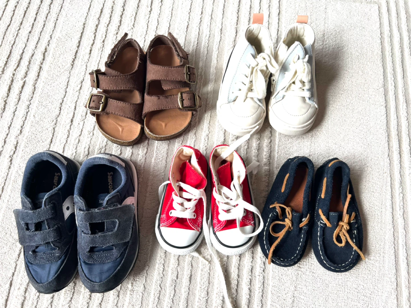 Kids' Shoes Bundle - Saucony, Converse, and More! - photo 3