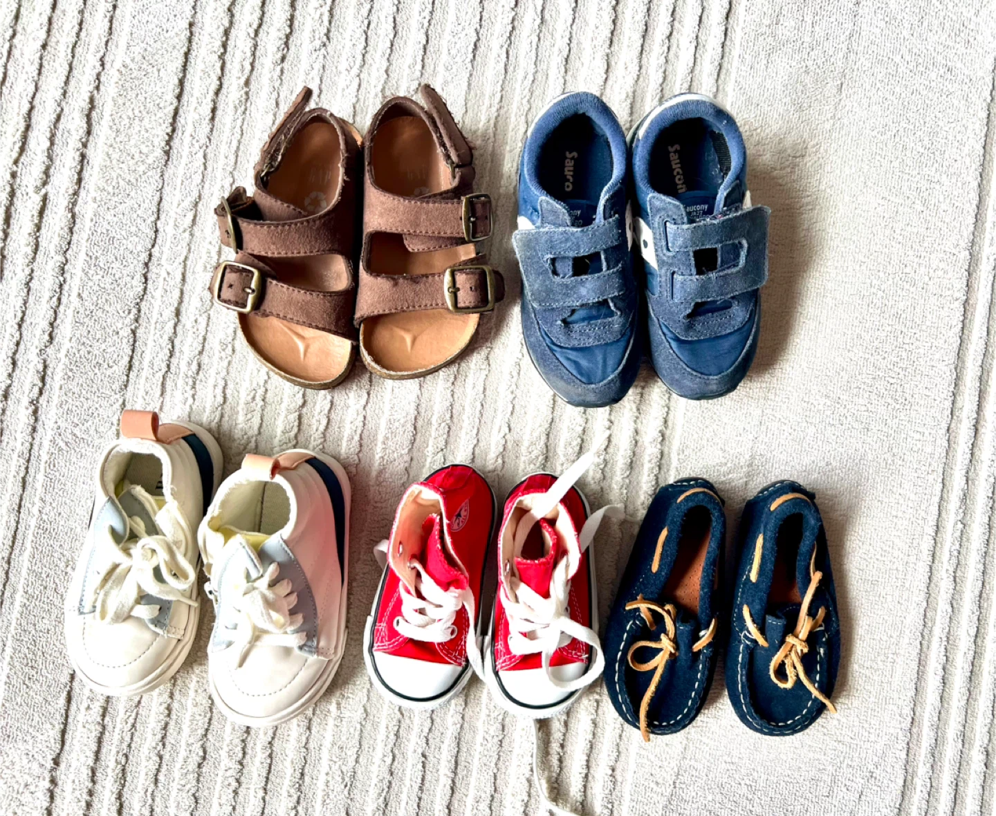 Kids' Shoes Bundle - Saucony, Converse, and More!