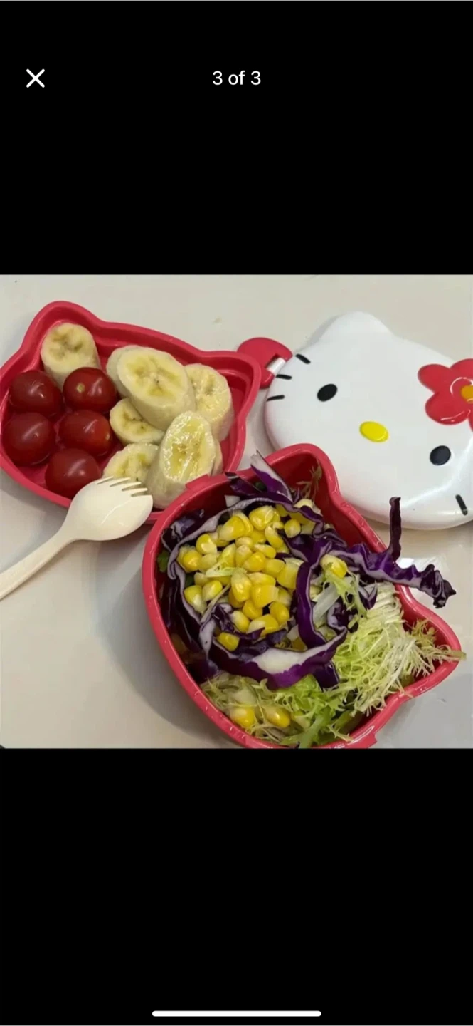Hello Kitty Bento Box with Utensils - photo 2