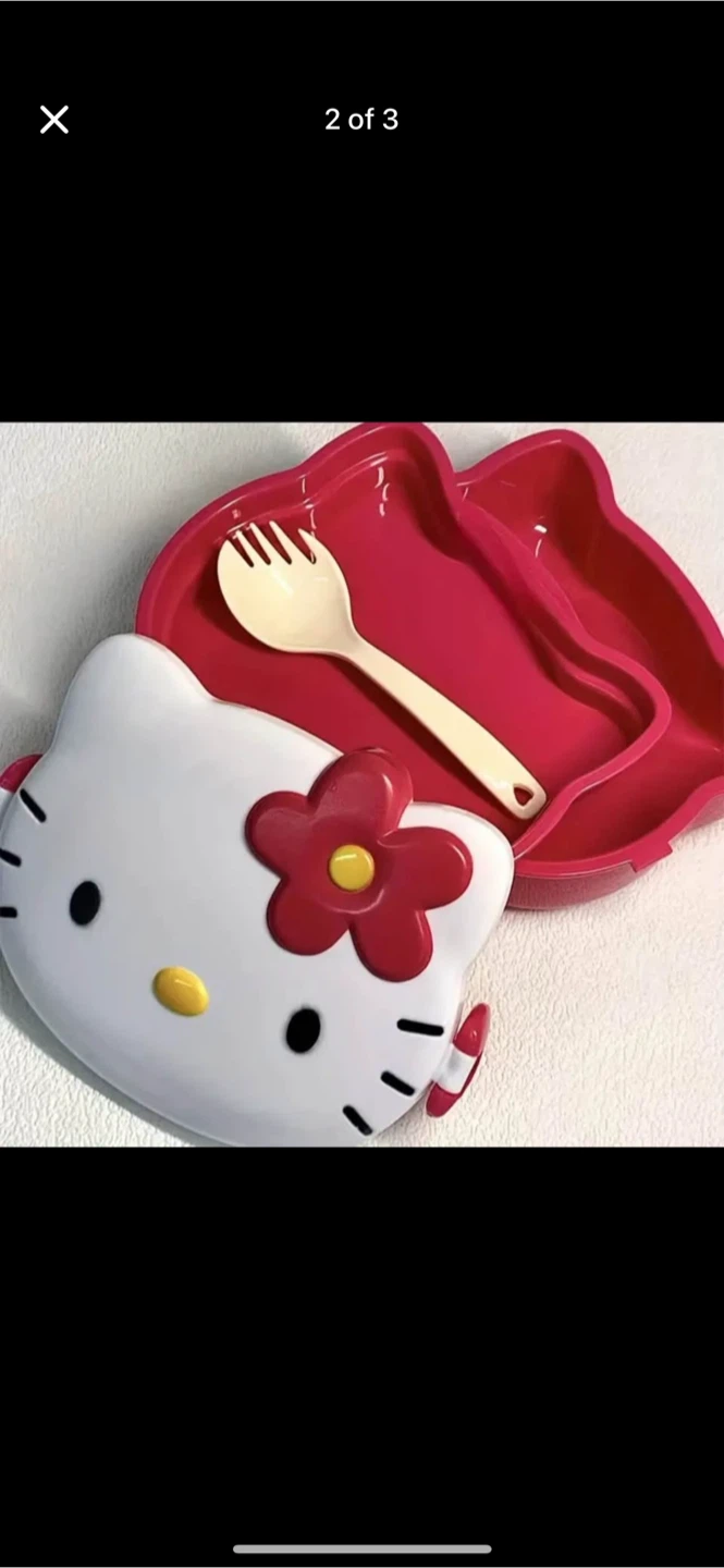 Hello Kitty Bento Box with Utensils