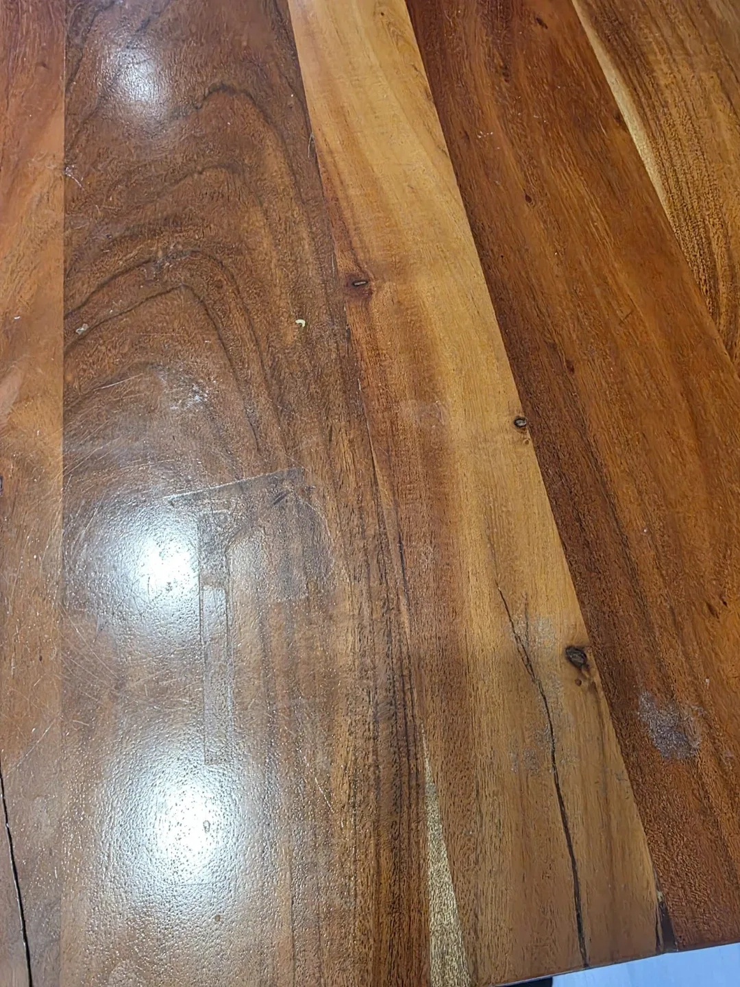 Live Edge Wood Dining Table with Bench image indicator(5)