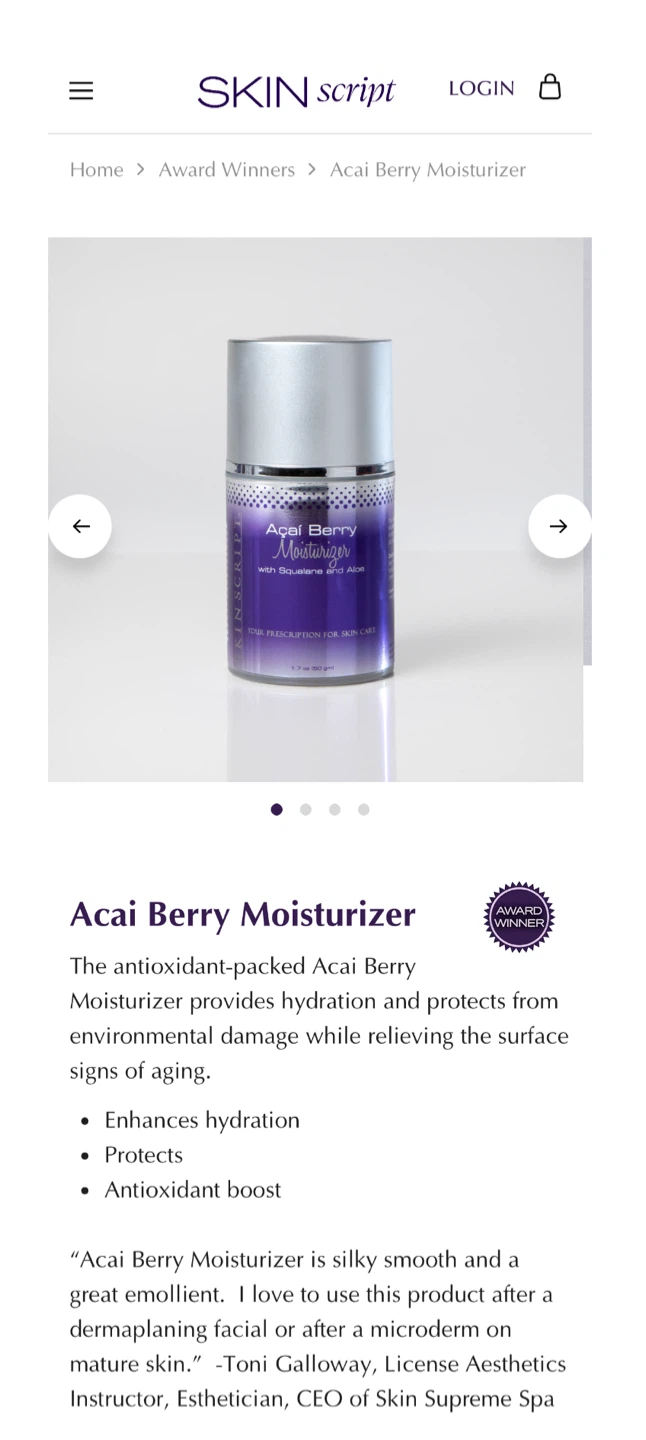 BRAND NEW açai facial moisturizer - photo 5