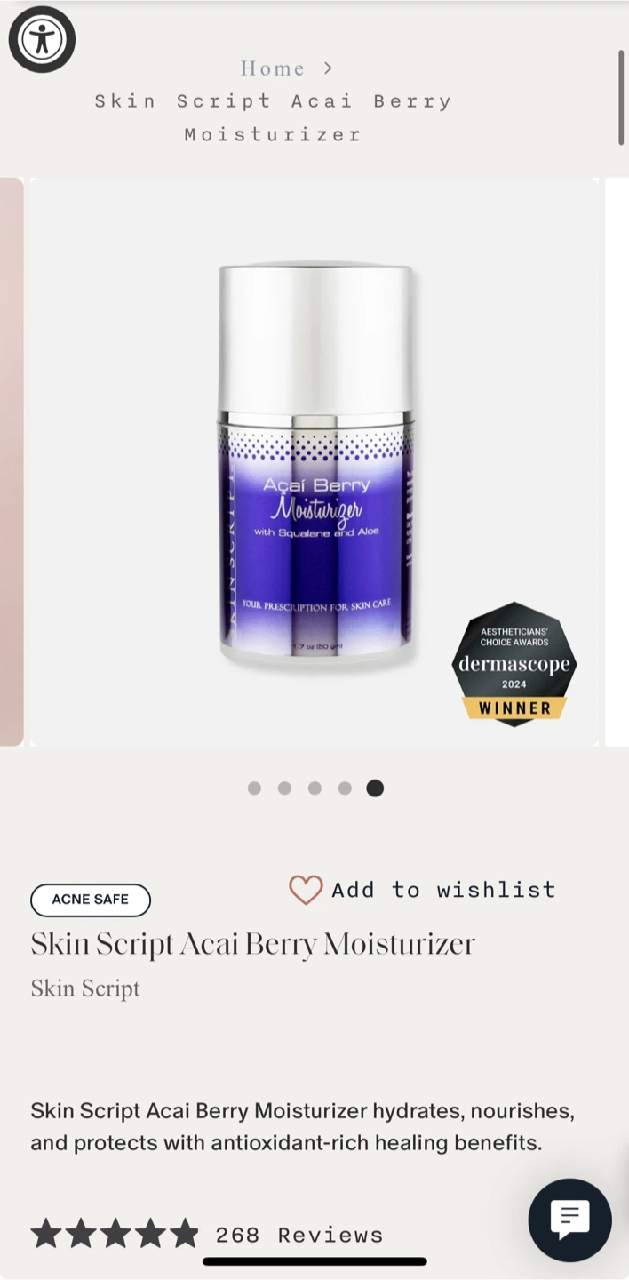 BRAND NEW açai facial moisturizer - photo 4