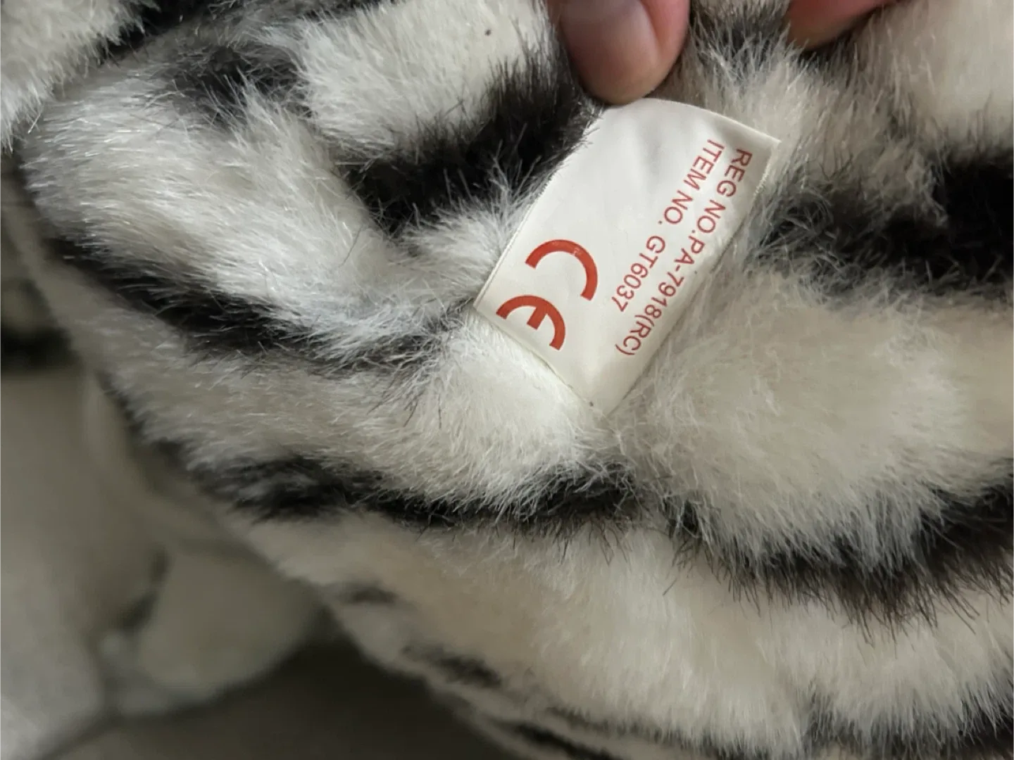 Ty White Tiger Plush image indicator(3)