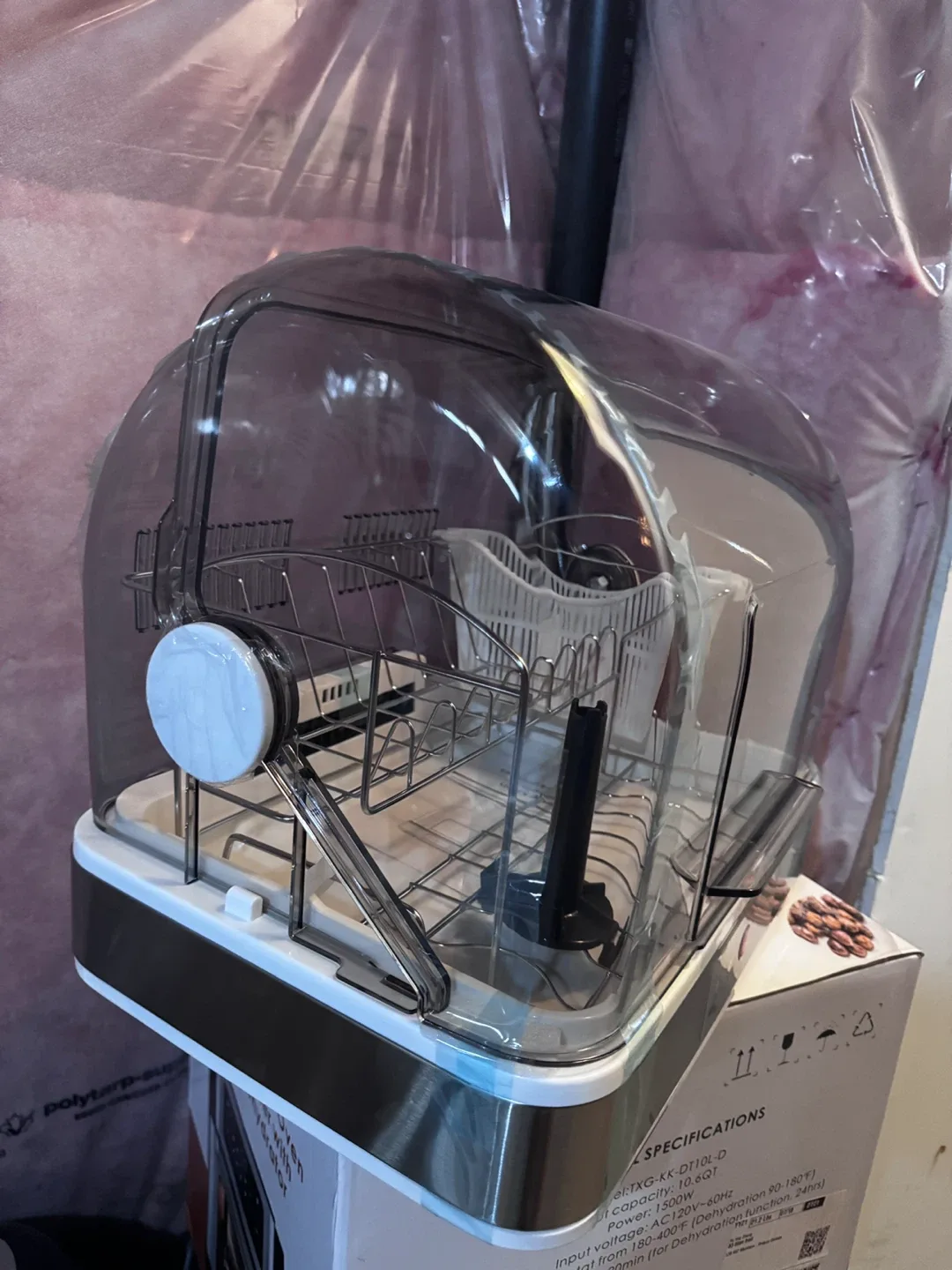 Intexca Electrical Mini Dish Dryer image indicator(2)