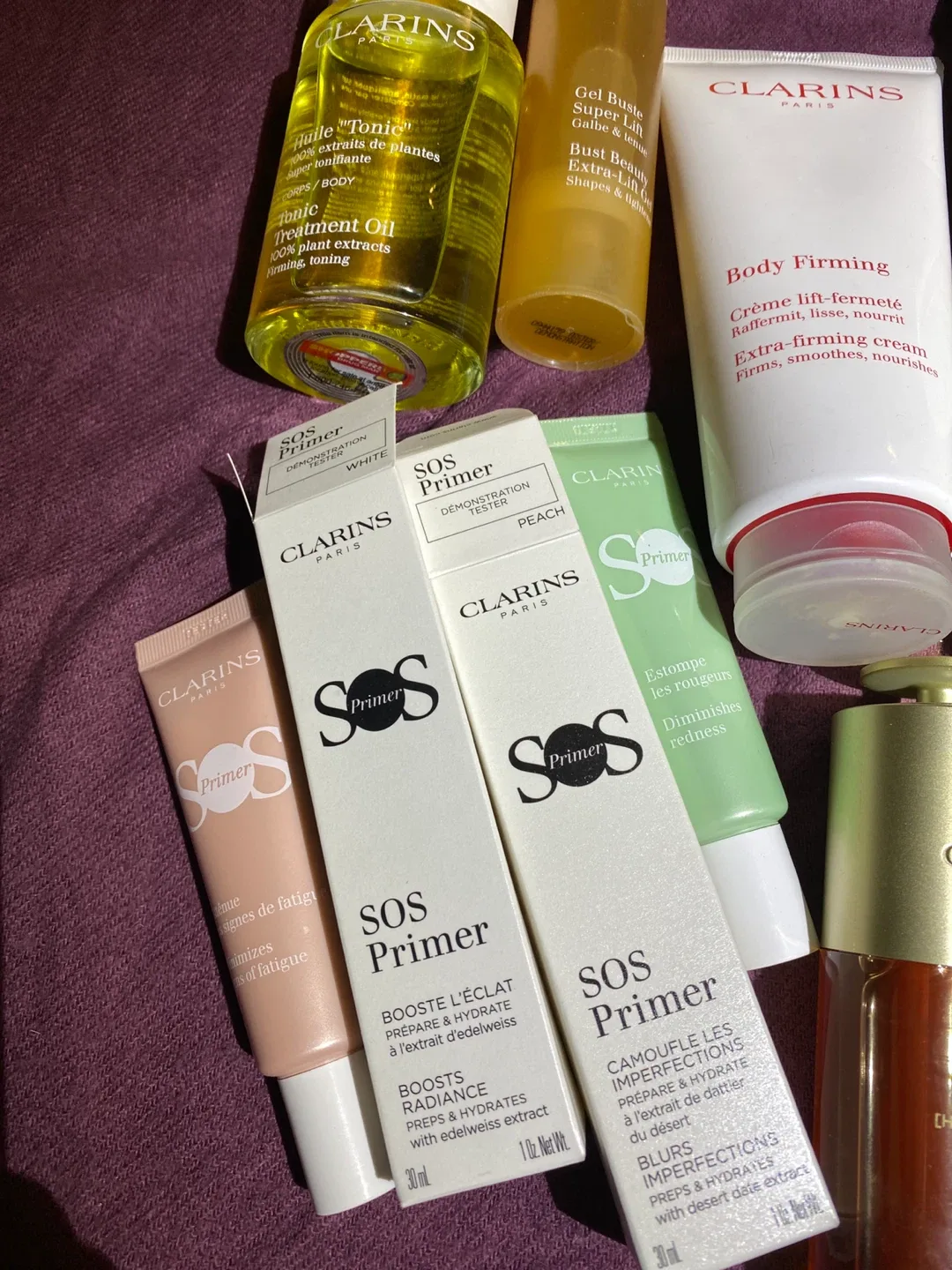 Clarins Skincare Lot - Serums, Primers & More! image indicator(2)