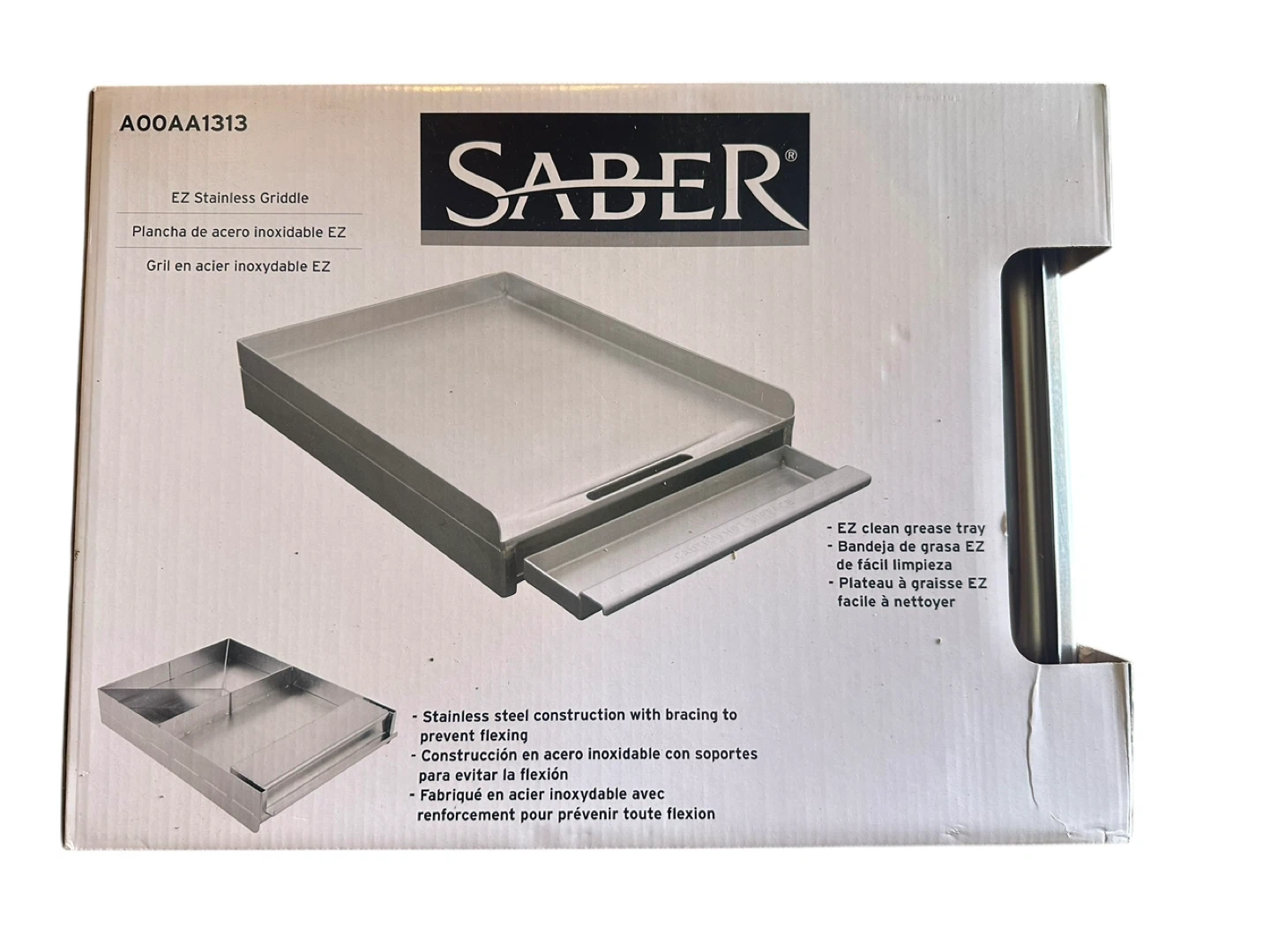 Saber EZ Stainless Steel Griddle - New in Box