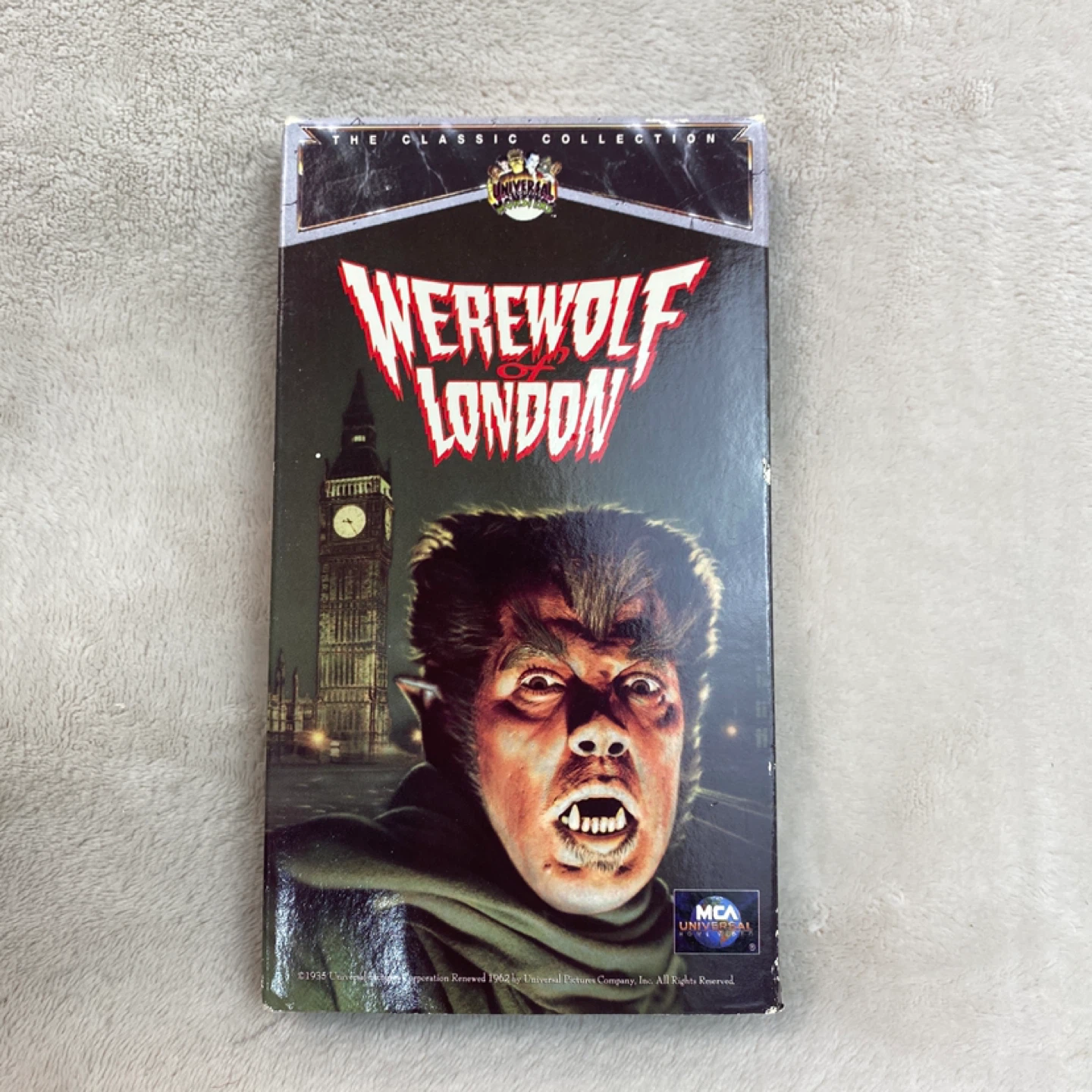 🥕HALLOWEEN MOVIE🥕 Werewolf of London VHS - Classic Collection