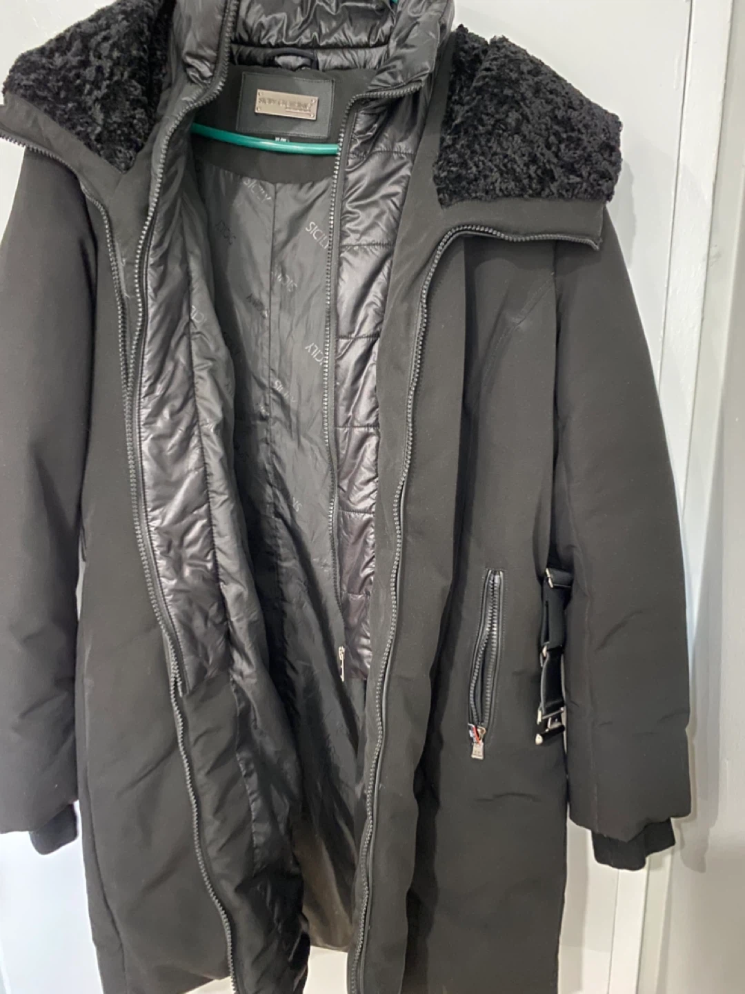 Sean John Sicily Black Puffer Coat XL/XL