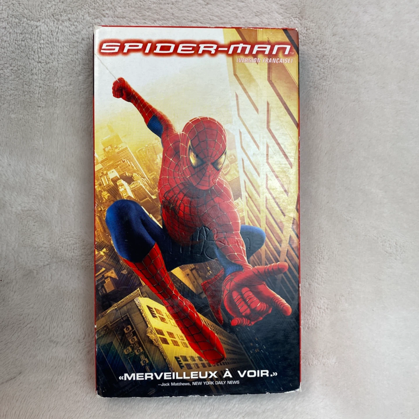 🥕FREE! Spider-Man VHS Tape (French Version)