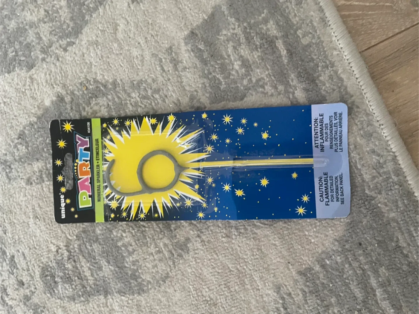 🥕Unique Party Numeral Sparkler - Number 6 thumbnail