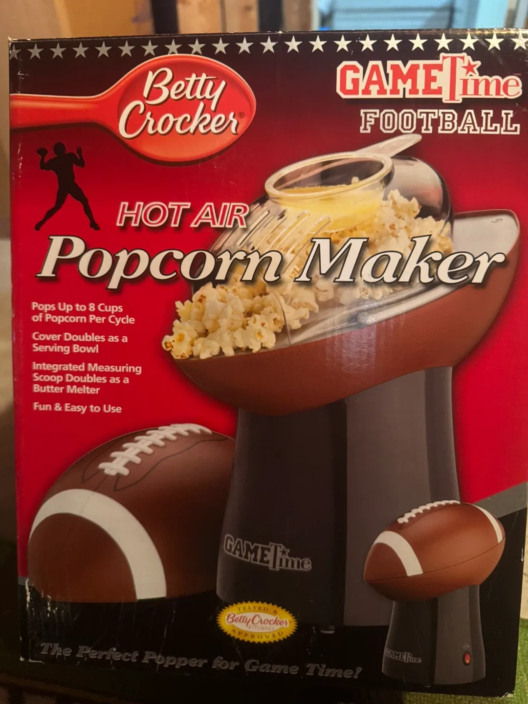 Betty Crocker Game Time Football Popcorn Maker thumbnail
