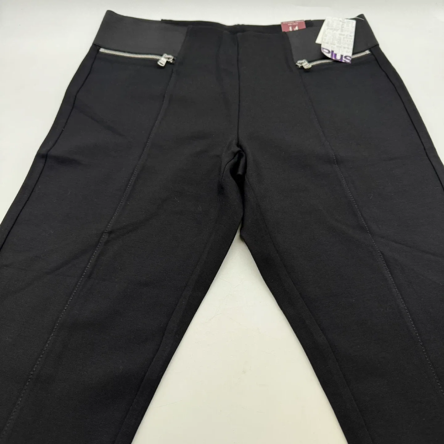 SUKO Jeans Plus Women's Black StretchLeggings Size US 14 image indicator(5)
