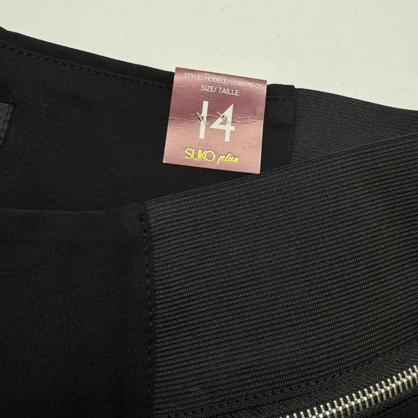 SUKO Jeans Plus Women's Black StretchLeggings Size US 14 image indicator(9)