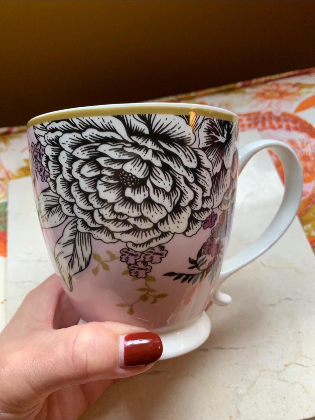 Cambridge English by Design Floral Mug - photo 4