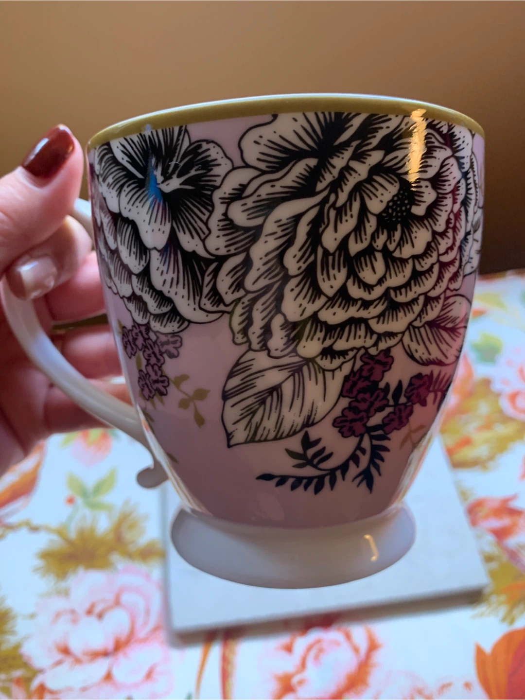 Cambridge English by Design Floral Mug - photo 2