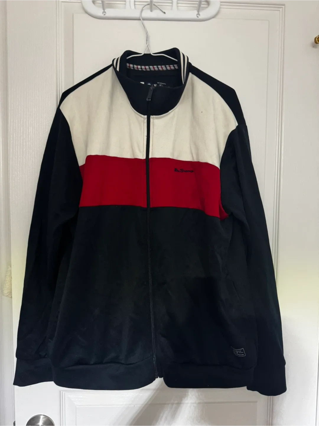 Ben Sherman Track Jacket - Black, Red, White thumbnail