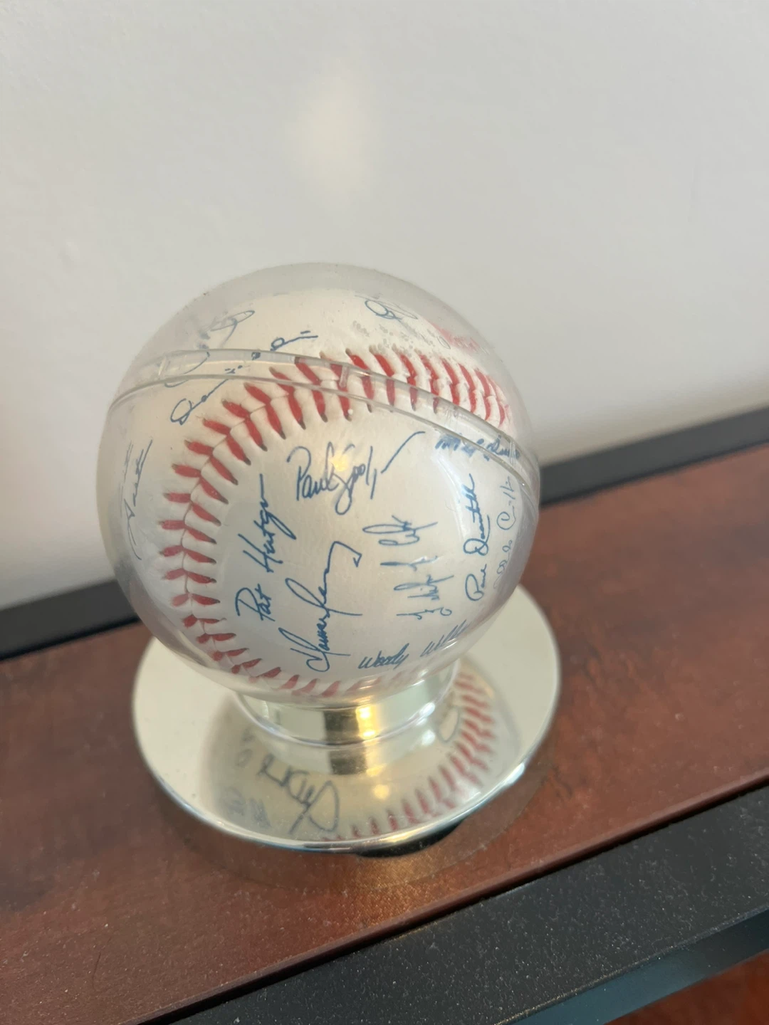 Toronto Blue Jays Autographed Baseball Display - photo 3