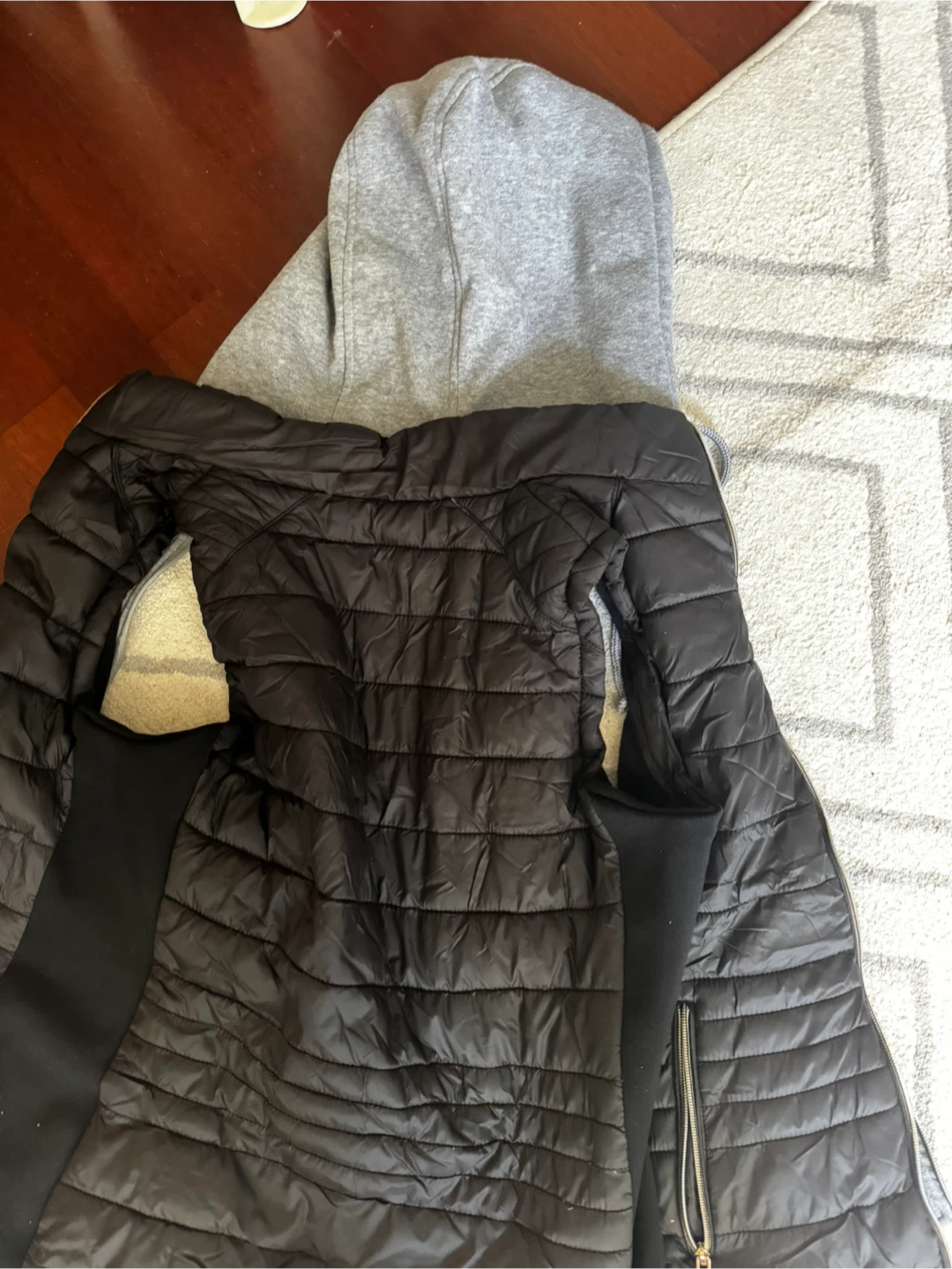 Suzy Shier Black Puffer Vest with Hood - photo 3