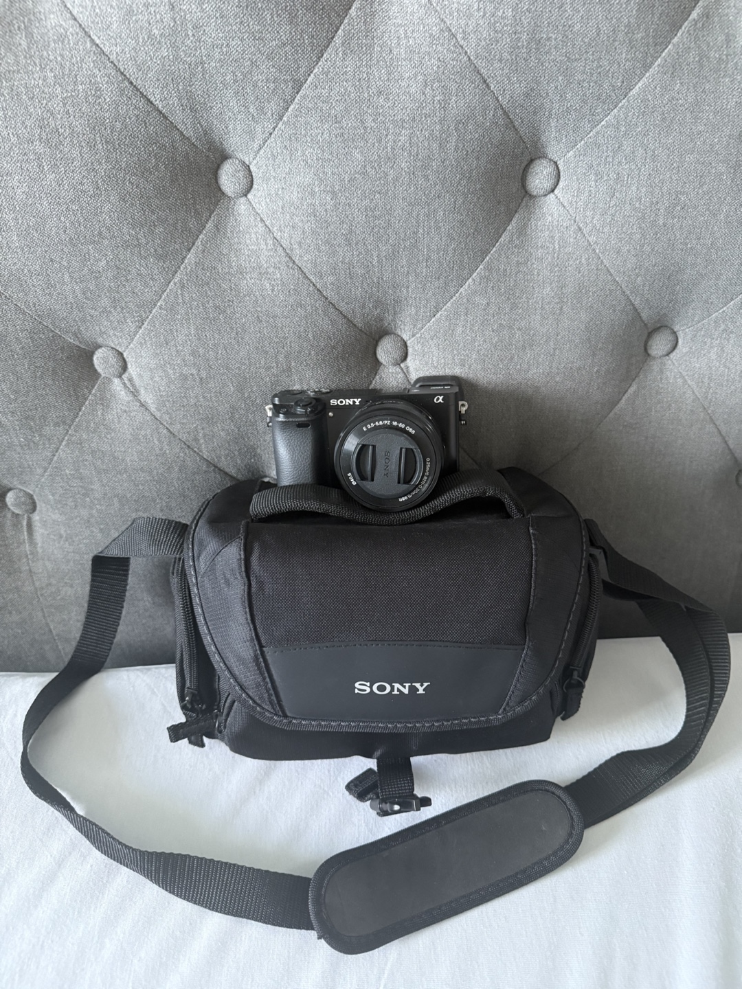 Sony A6000 with Vanguard Vesta 203AP Tripod
