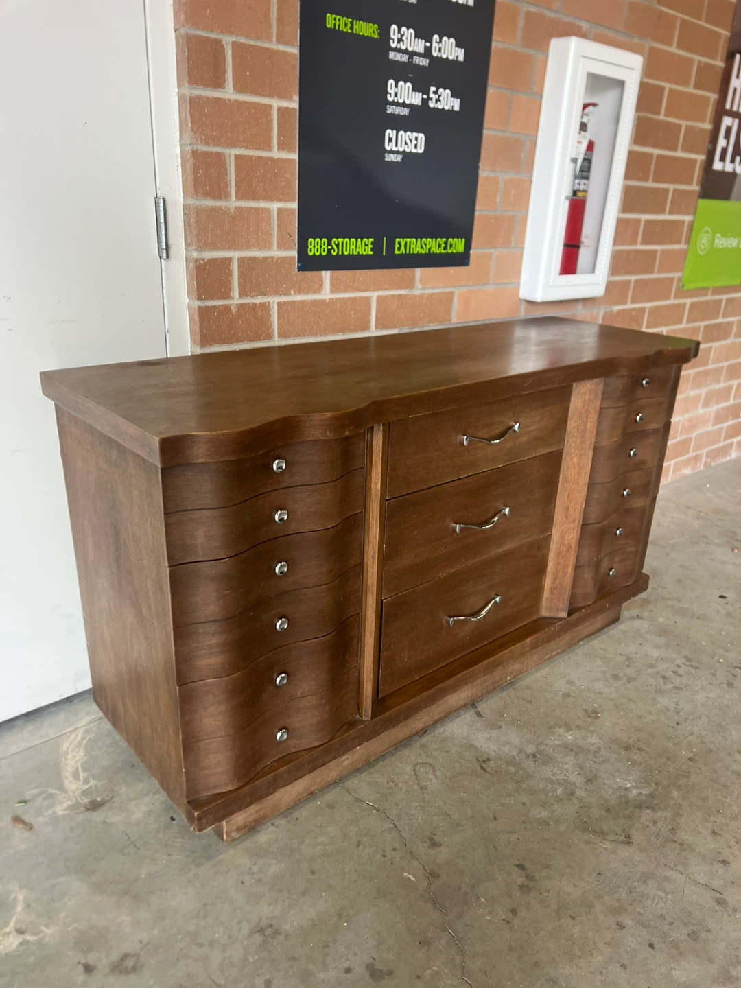 Wooden Dresser with Multiple Drawers - photo 5