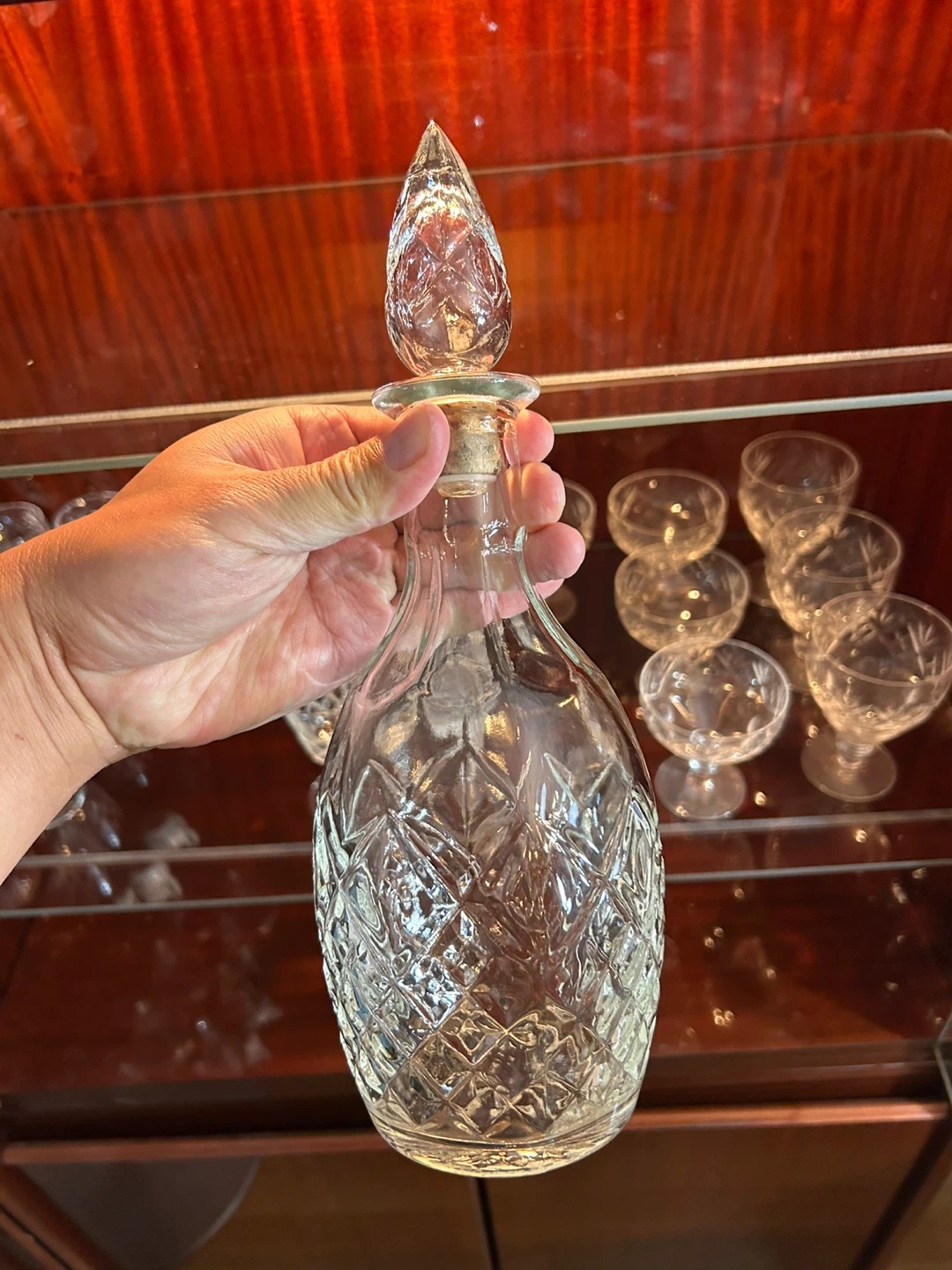 Crystal Decanter and Cordial Glasses Set - photo 5