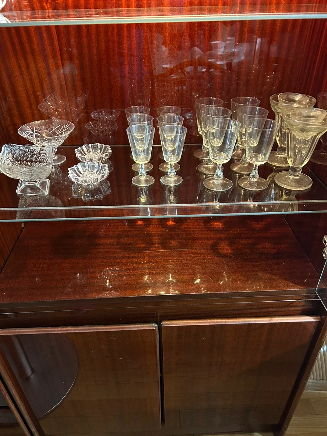 Crystal Glass Candle Holders / Shot Glasses thumbnail
