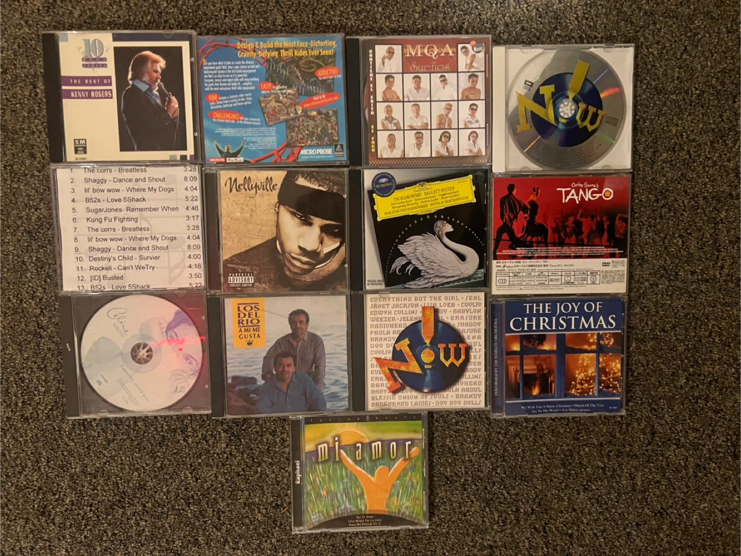 Mixed CDs: Kenny Rogers, Nelly, Celine Dion & More!