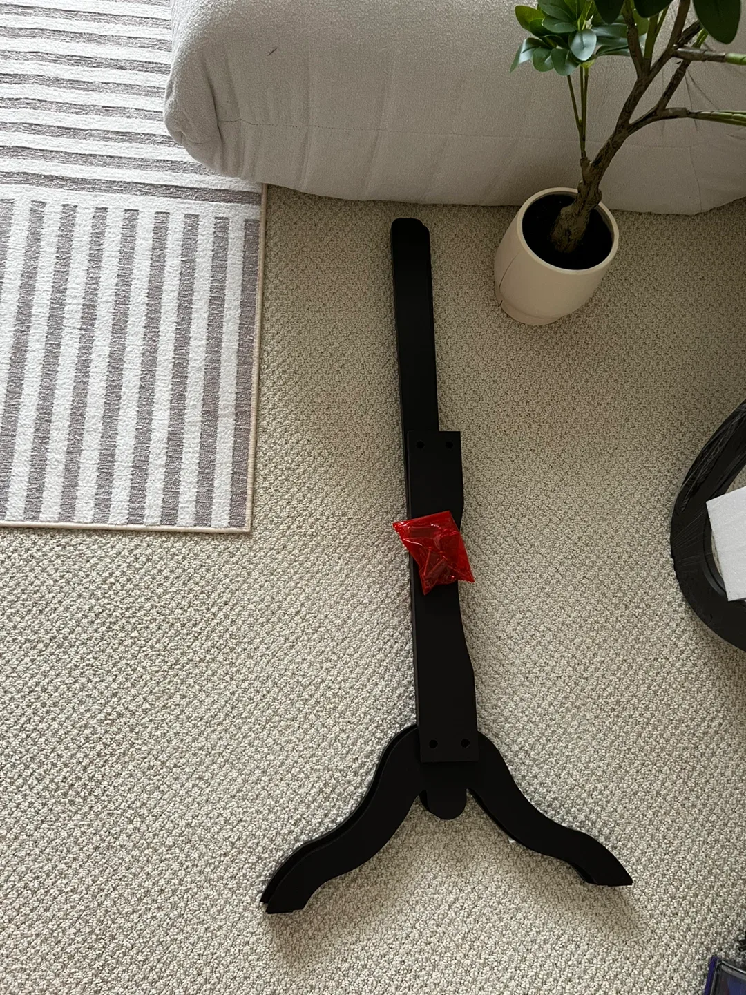 New Dark Brown Wood Cheval Mirror - Full Length, Oval image indicator(3)