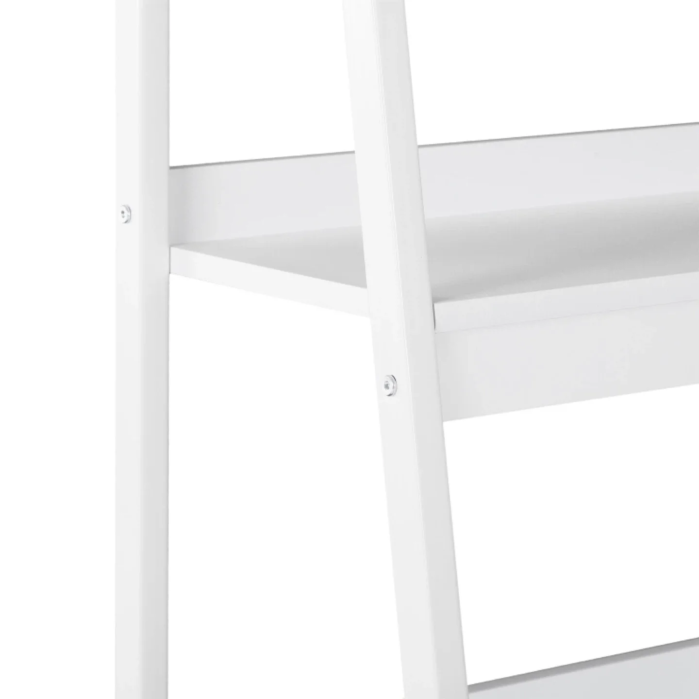 Set of two 4-Tier White Ladder Shelf - Bookshelf image indicator(7)