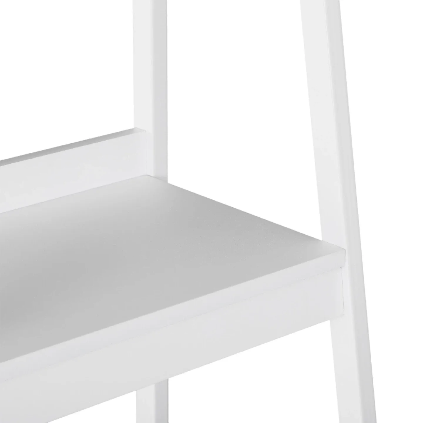 Set of two 4-Tier White Ladder Shelf - Bookshelf image indicator(8)