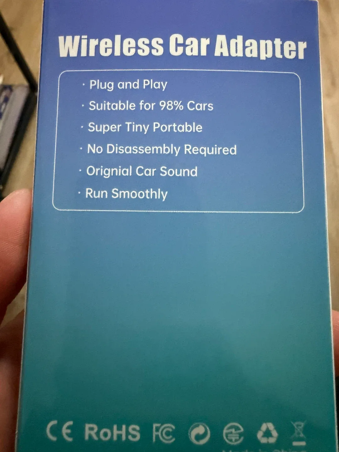 Wireless Car Adapter image indicator(2)