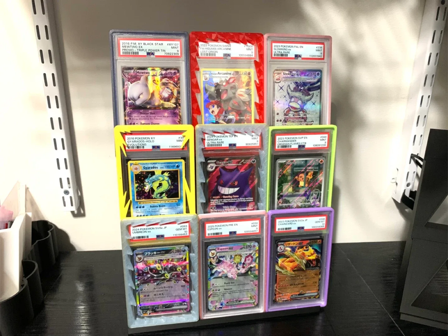 Pokemon PSA Graded Card Display Stand - Black image indicator(5)