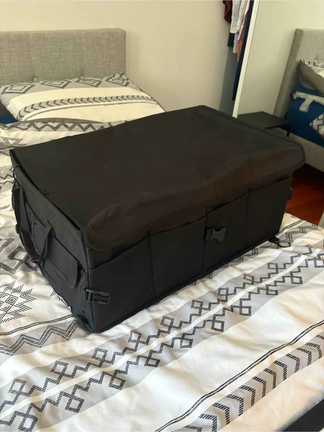 Foldable Car Trunk Organizer - Black - photo 2