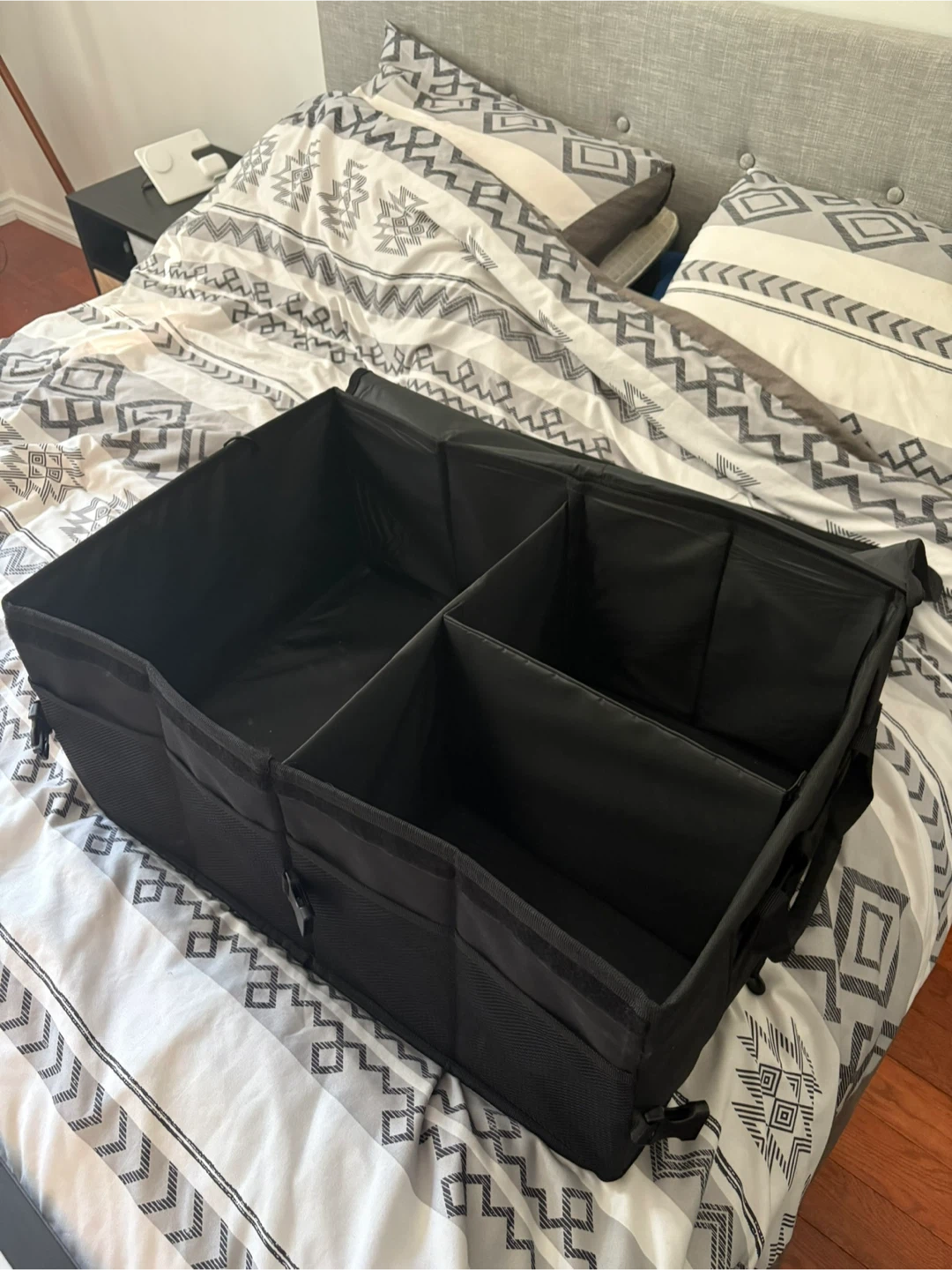 Foldable Car Trunk Organizer - Black