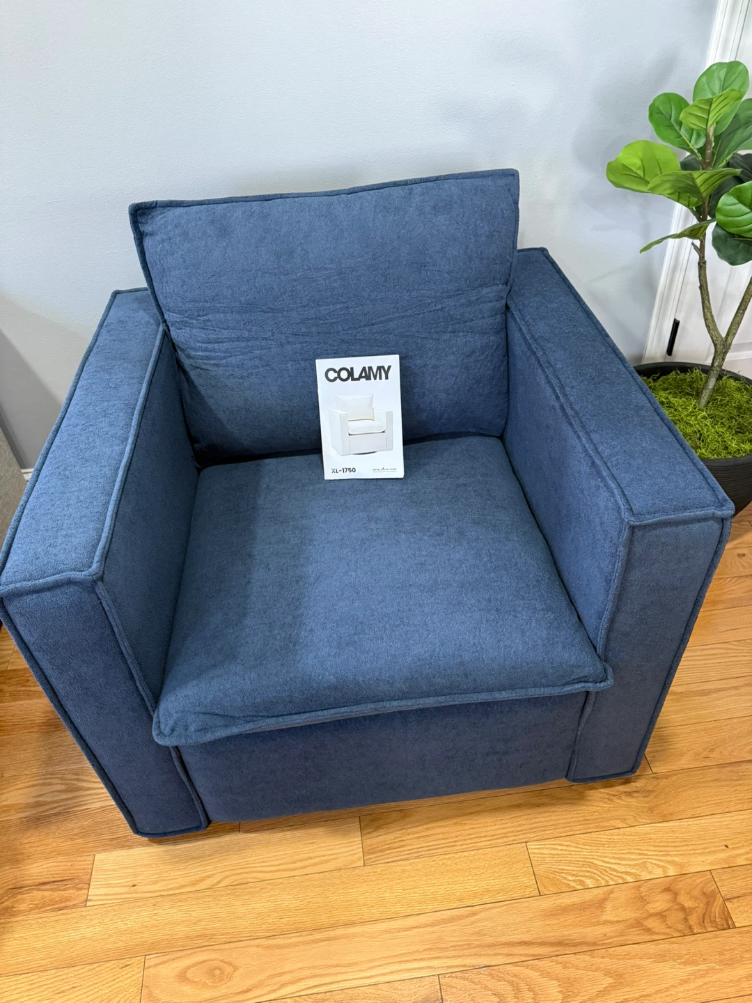 COLAMY XL-1750 Blue Armchair - photo 5