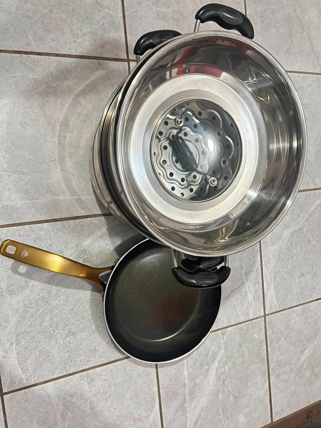 3 Tier S/S Steamer 30cm image indicator(4)