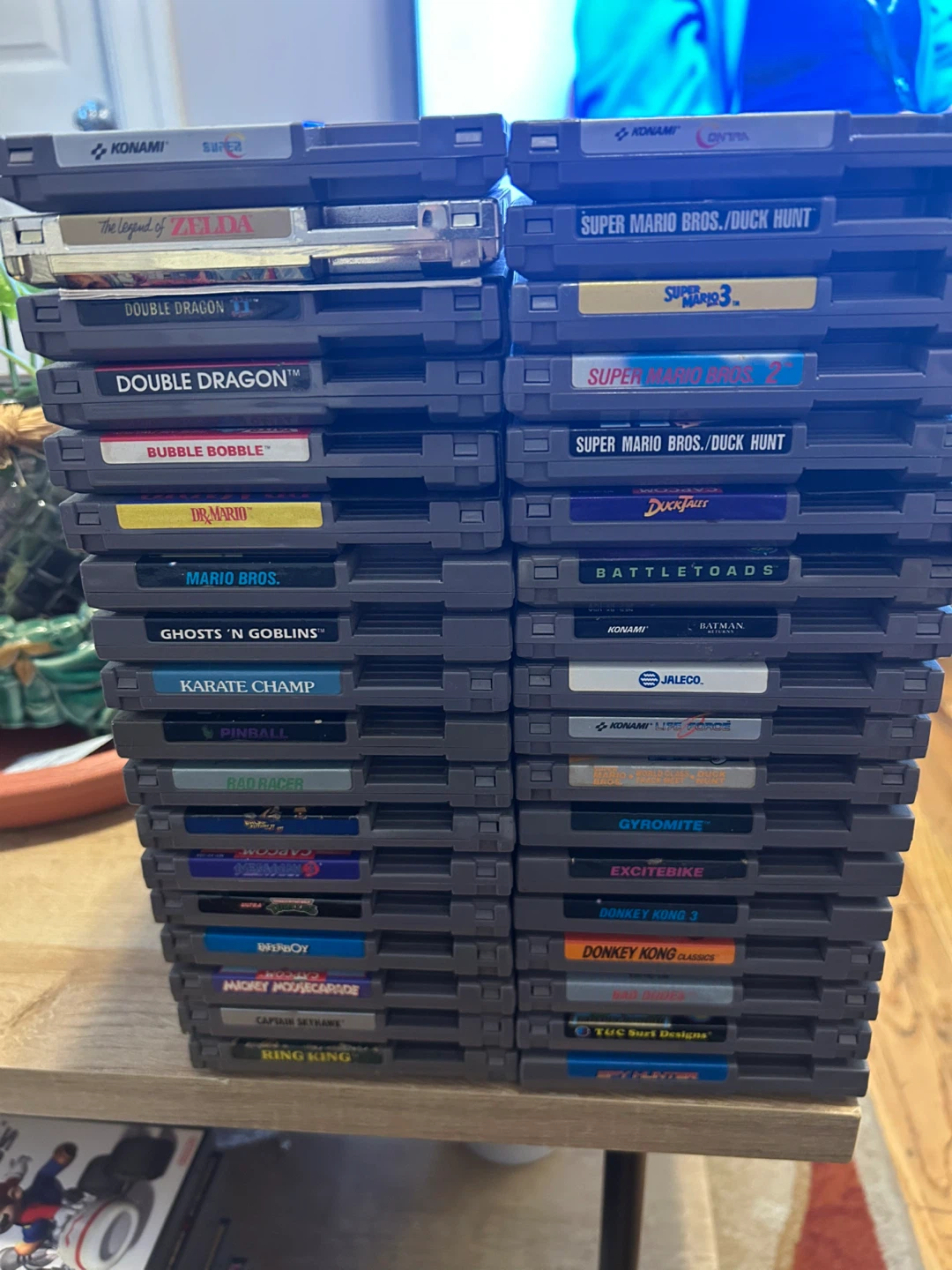 NES Games Lot - Zelda, Mario, Double Dragon & More!