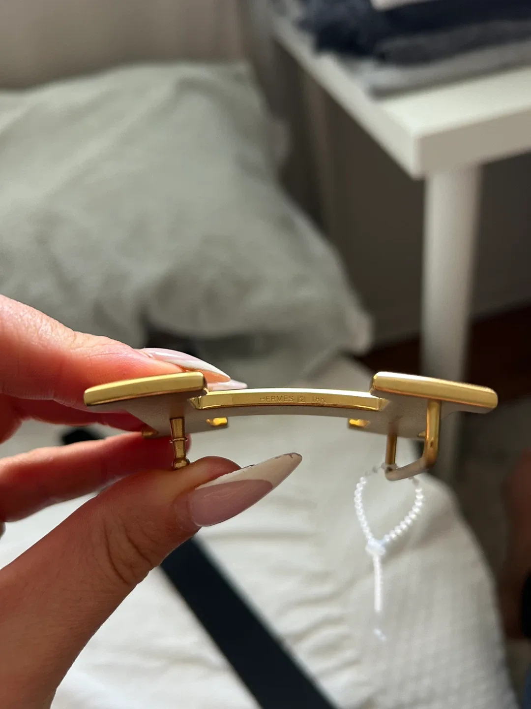 Hermes Belt with Gold Buckle image indicator(4)