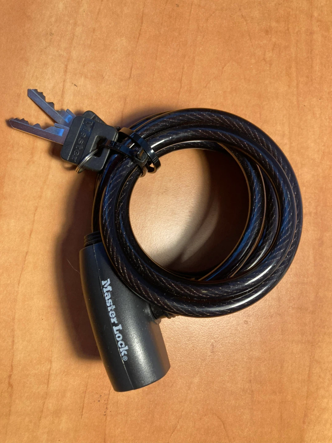 Master Lock Cable Bike Lock with Keys