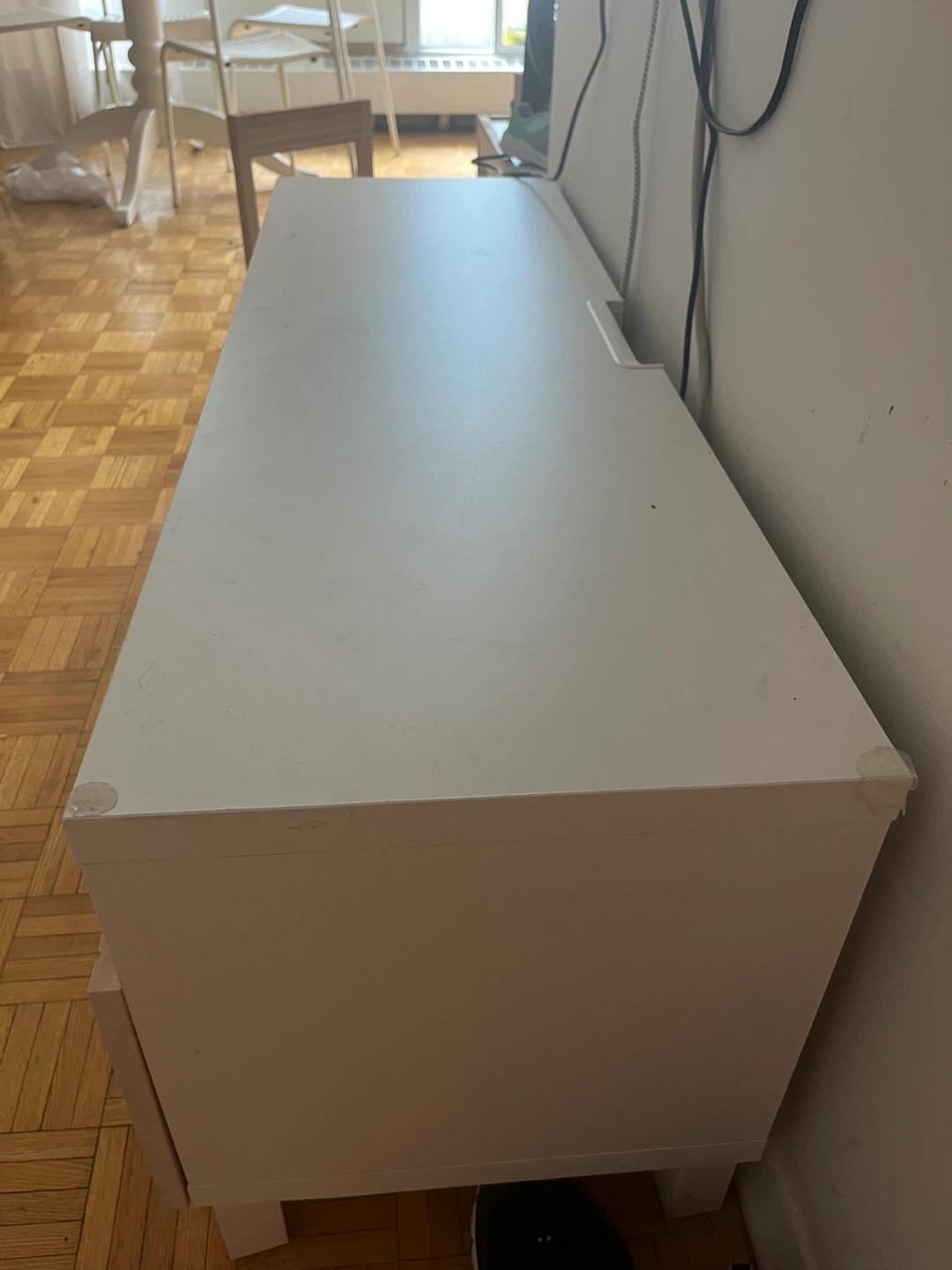 White TV Stand / Media Console - photo 4