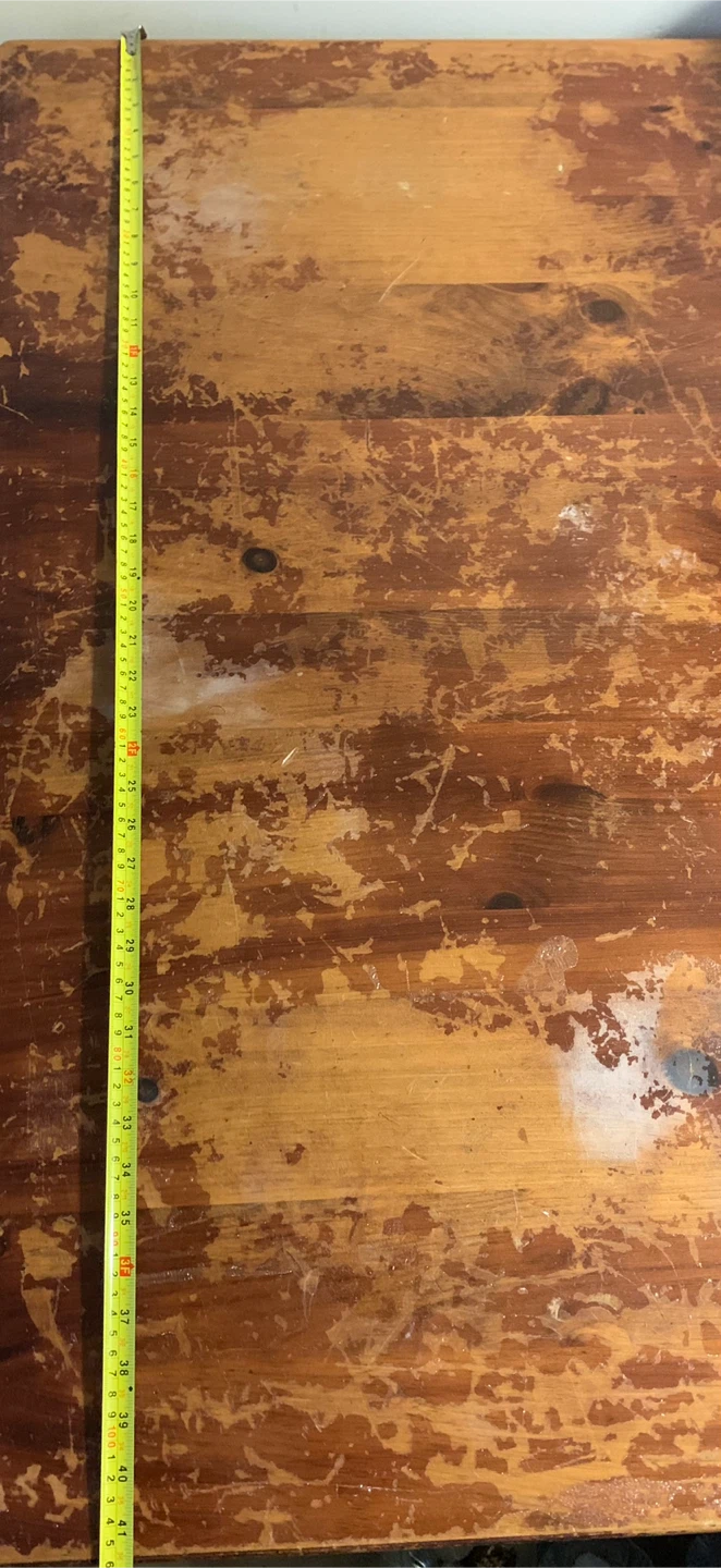 Wooden Table - 41 x 31 inches - photo 2