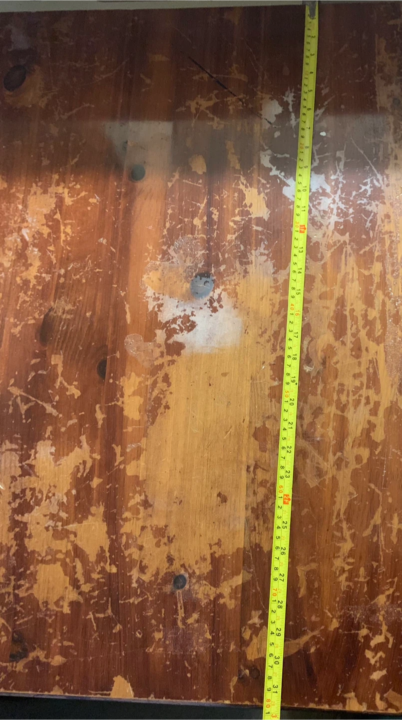 Wooden Table - 41 x 31 inches - photo 3
